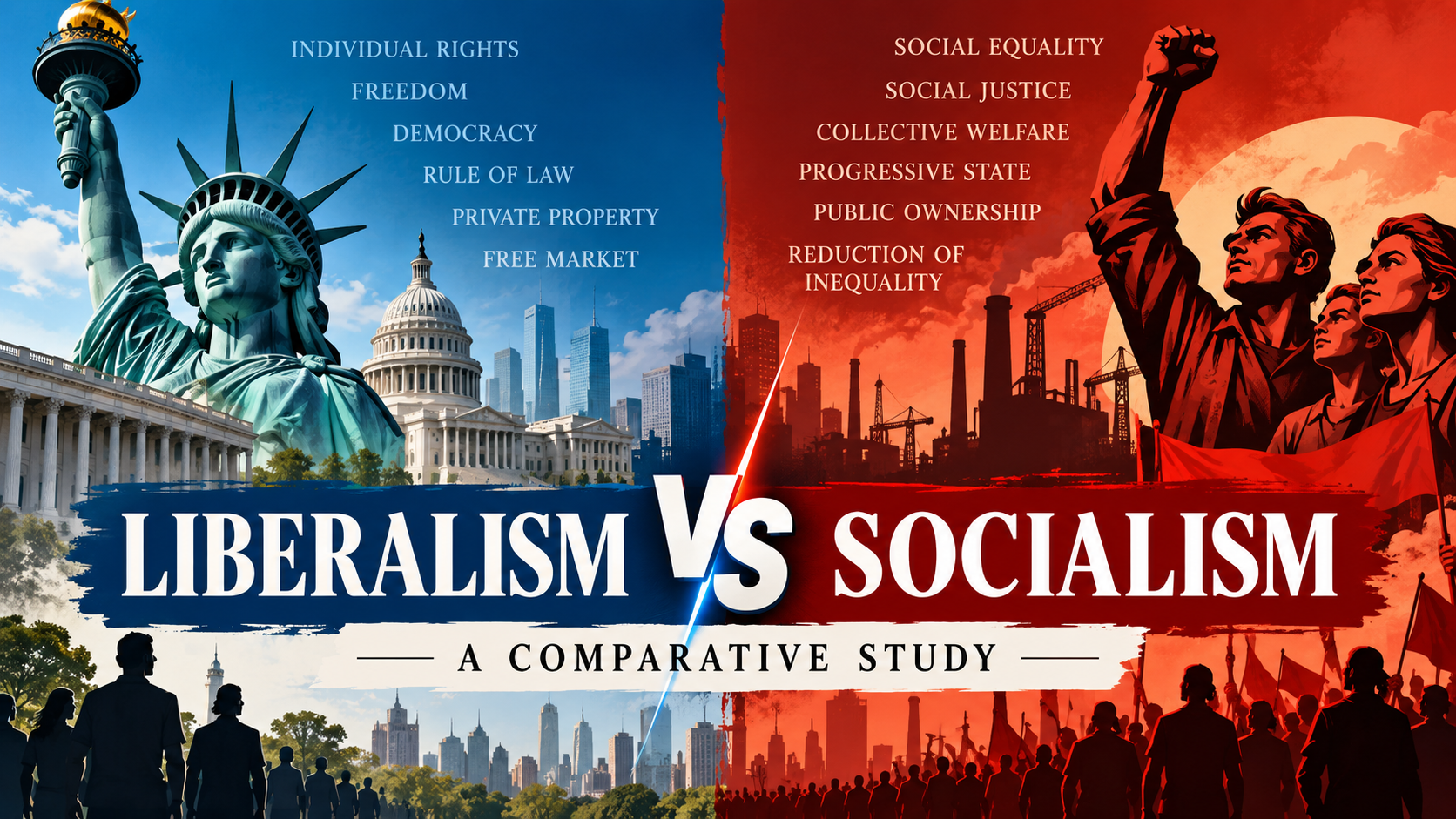 Liberalism vs Socialism: A Comparative Study